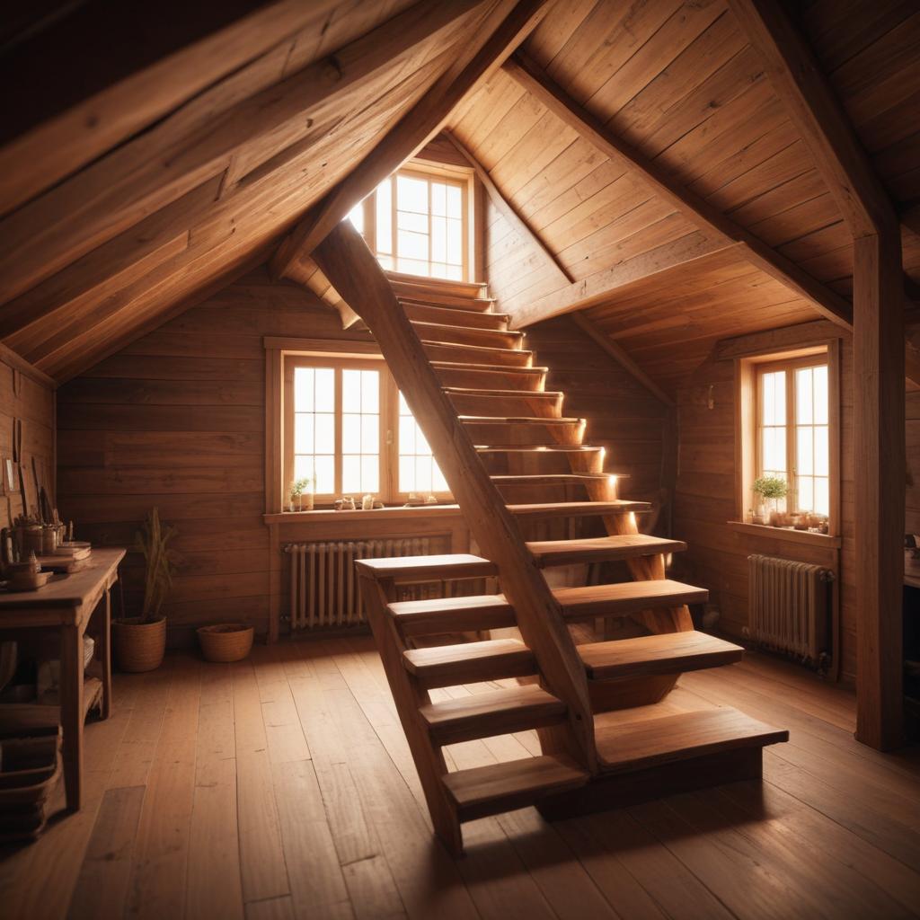Чердачные лестницы: варианты, критерии выбора и особенности эксплуатации в жилом доме