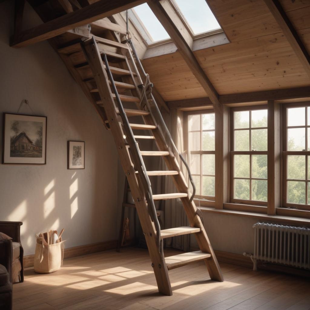 Чердачные лестницы: варианты, критерии выбора и особенности эксплуатации в жилом доме - изображение 3