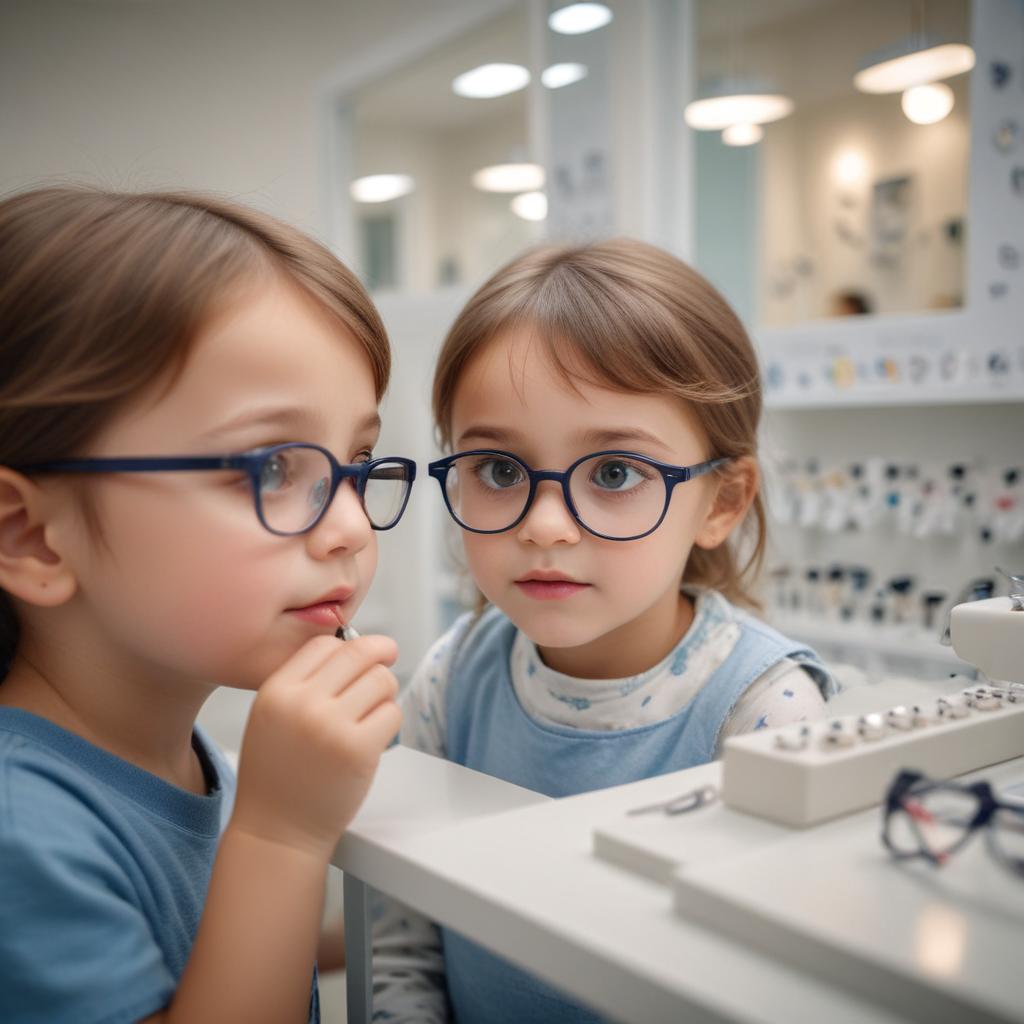 Подбор детских очков для коррекции зрения в медицинской клинике - изображение 2